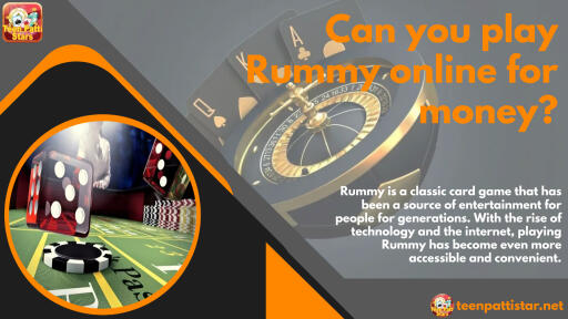 Can you play Rummy online for money