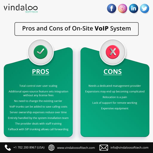 Pros and Cons of on-site VoIP system