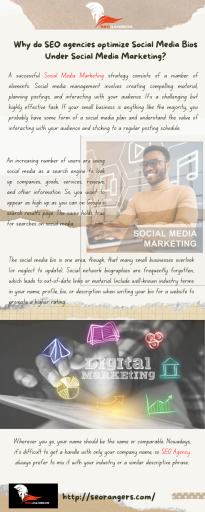 Why do SEO agencies optimize Social Media Bios Under Social Media Marketing?