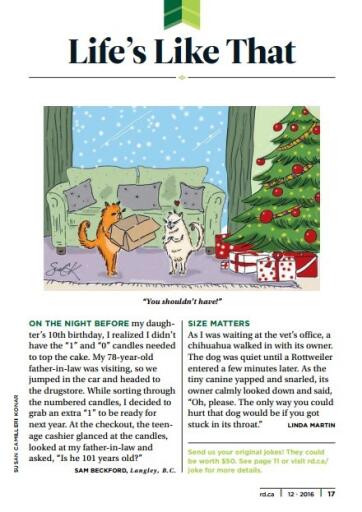Reader's Digest Canada December 2016 (3)