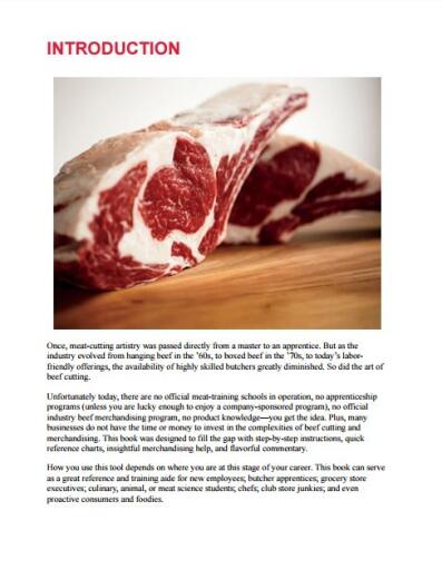 The Art of Beef Cutting A Meat Professionals Guide to Butchering and Merchandising (2)