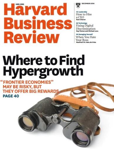 Harvard Business Review December 2016 (1)