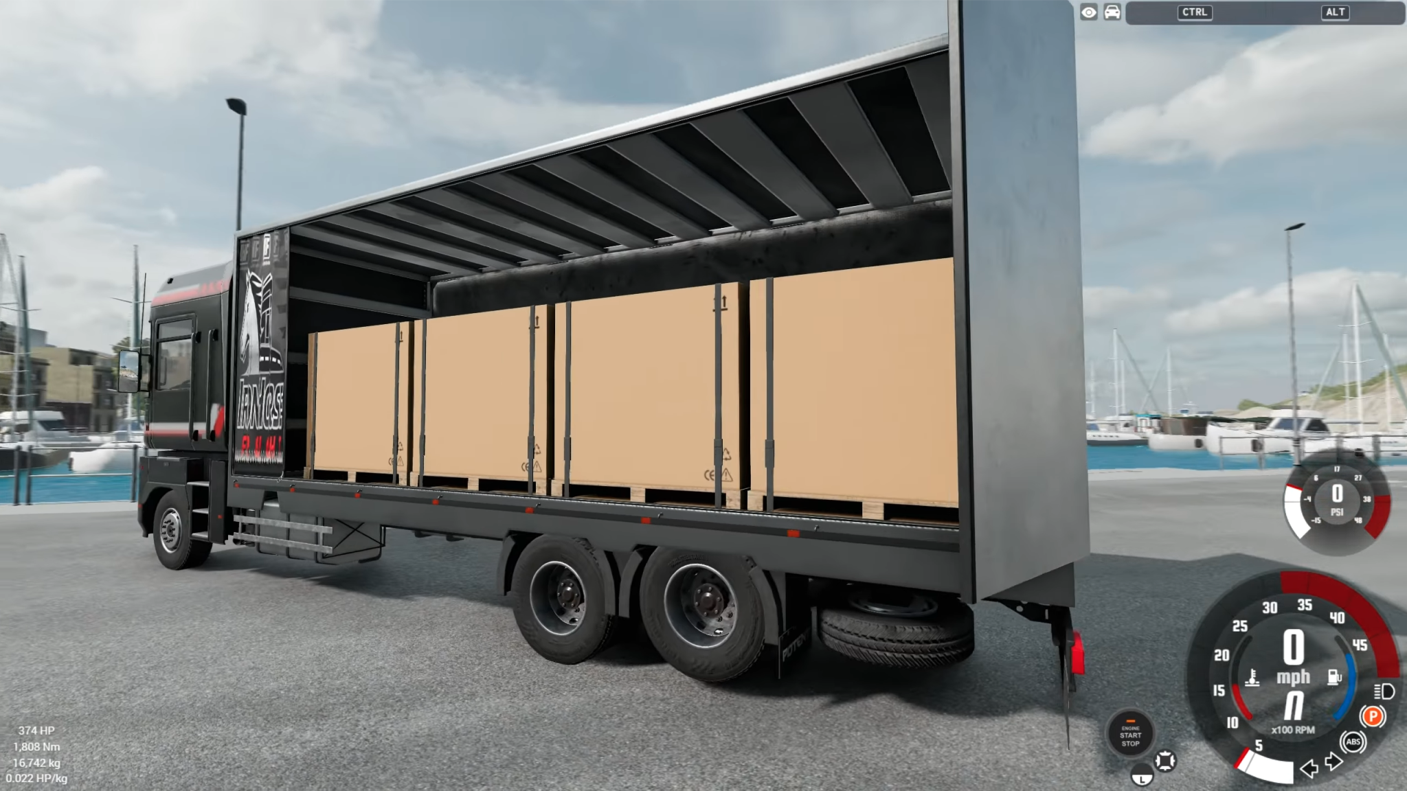 Cherrier Potential (lorry version of Renault Magnum Integral) v1.6 for BeamNG.drive v0.38.x screenshot 3