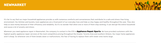 Appliance Repair Newmarket ON - Appliance Repair Xperts (289) 366-1620