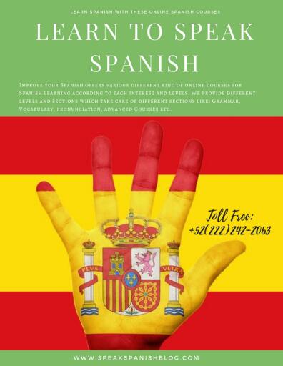 LEARN TO SPEAK SPANISH (1)