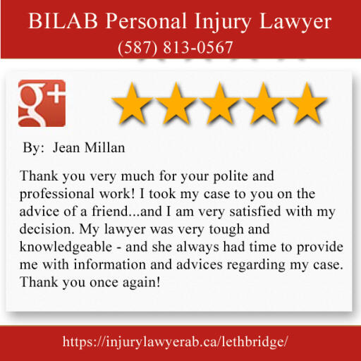Lethbridge  Injury Lawyer - BILAB Personal Injury Lawyer (587) 813-0567