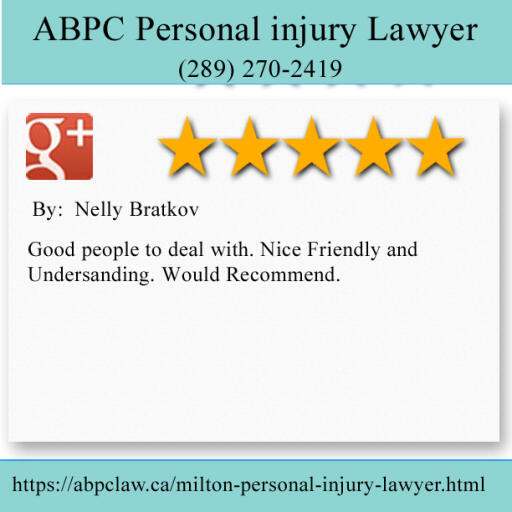 Injury Lawyer Milton - ABPC Personal Injury Lawyer (289) 270-2419