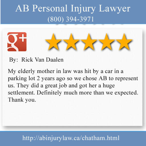 Injury Lawyer Chatham - AB Personal Injury Lawyer (800) 394-3971