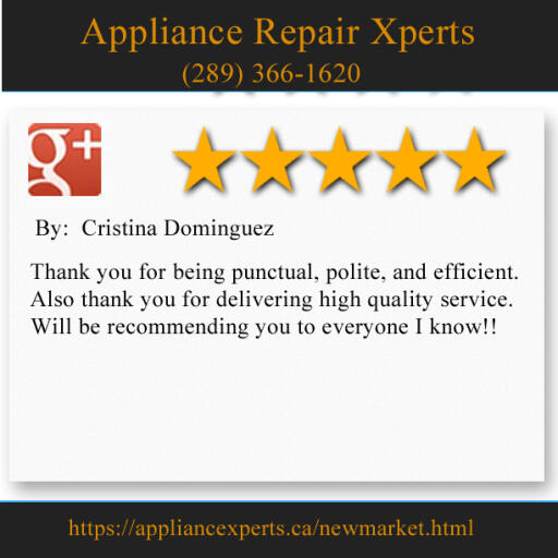 Appliance Repair Newmarket - Appliance Repair Xperts (289) 366-1620