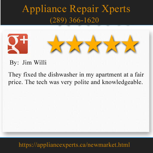 Newmarket Appliance Repair - Appliance Repair Xperts (289) 366-1620