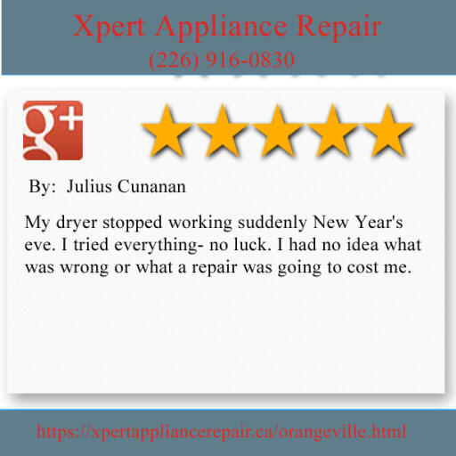 Orangeville ON Appliance Repair - Xpert Appliance Repair (226) 916-0830