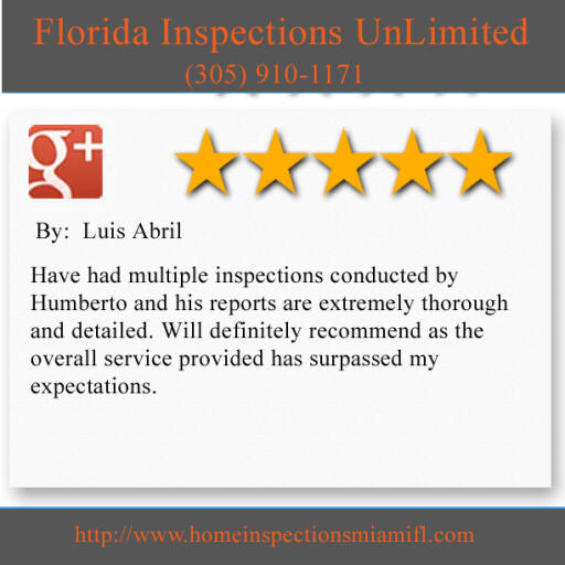 Home Inspection Coral Gables - Florida Inspections Unlimited (305) 910-1171