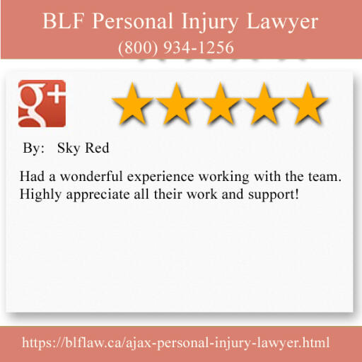 Personal Injury Lawyer Ajax - BLF Personal Injury Lawyer (800) 934-1256