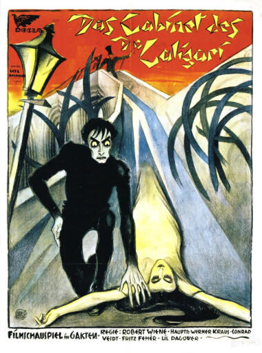 RESTORED CABINET OF DR. CALIGARI BLU RAY COVER