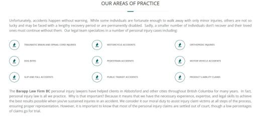Injury Lawyer Abbotsford - Barapp Law Firm BC (778) 771-5744