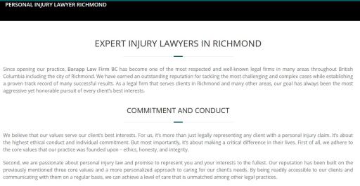 Personal Injury Lawyer Richmond - Barapp Law Firm BC (604) 373-1099