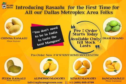 Indian Mangoes Pre - Order Starts @ MyHomeGrocers.com