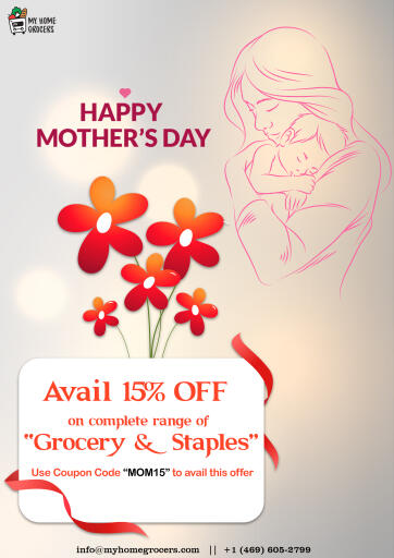 Grab 15% Off On Daily Needs on this Mothers Day