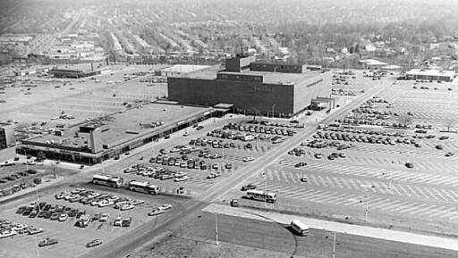 Aerial view of the Northland Shopping Center (1980)