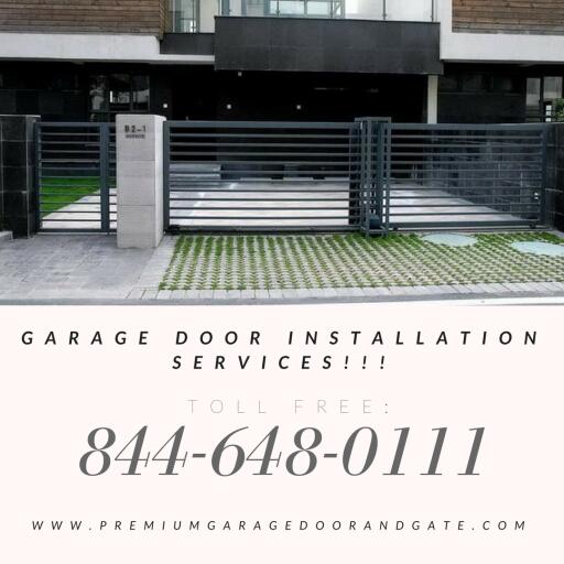 Garage door installation services