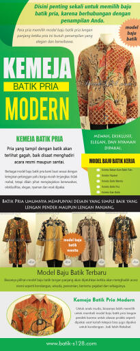 Kemeja Batik Pria Modern