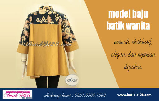 model baju batik wanita