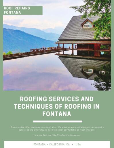 Best Roofer in Fontana