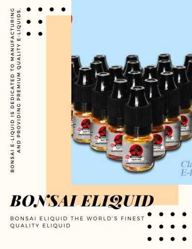 Bonsai e liquid online USA