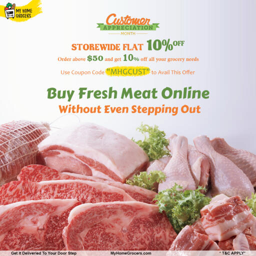 Buy Fresh Meat Online Wylie,Texas - MyHomeGrocers