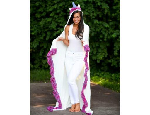 Born To Unicorn Blanket for Adults-Wearable