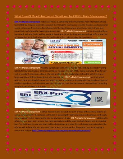 New Trends in Breast Enhancements ERX Pro Male Enhancement?