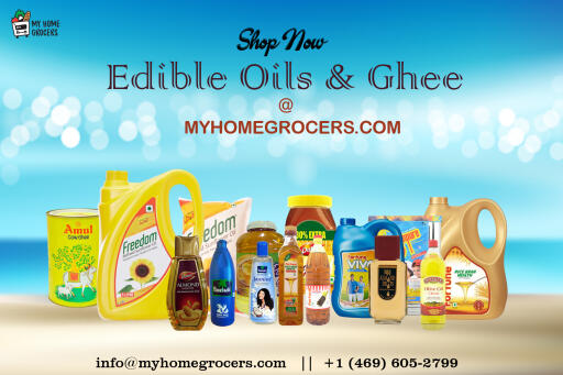 Shop Now Edible Oils & Ghee Online @ MyHomeGrocers