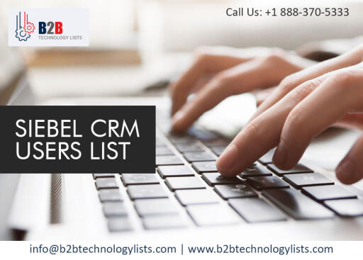 Siebel CRM Users List - B2B Technology Lists