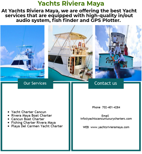 Yachts Riviera Maya