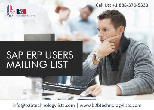 SAP ERP Users Mailing List - B2B Technology Lists
