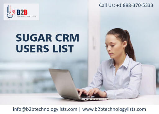 Sugar CRM Users List - B2B Technology Lists