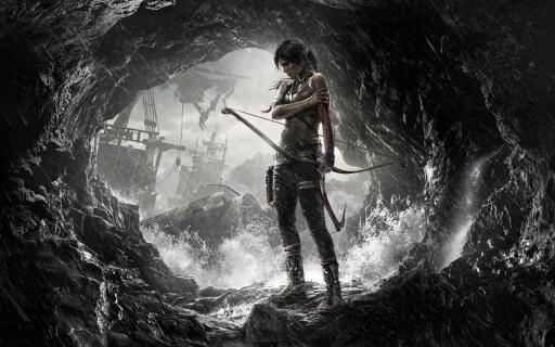 Tomb Raider 2013 Archers Girls Fantasy Lara Croft Cave fantasy adventure games video women sexy babe