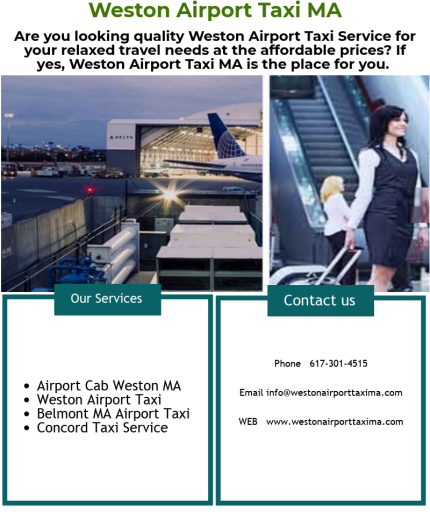 Weston Airport Taxi MA