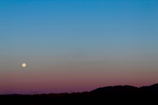 Full Moon on the Blue Ridge
