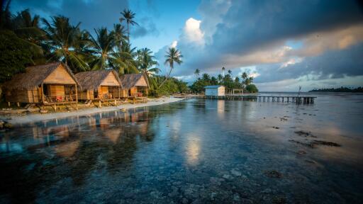 Pier and hut river Most Amazing Ultra HD Desktop Wallpapers10