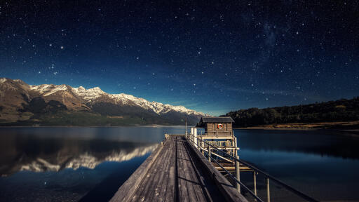 Pier and Mountains Most Amazing Ultra HD Desktop Wallpapers1