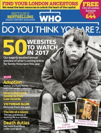 Who Do You Think You Are January 2017 (1)