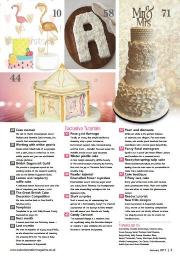 Cake Decoration and Sugarcraft January 2017 (2)