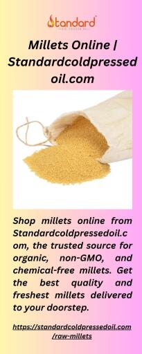 Millets Online  Standardcoldpressedoil.com