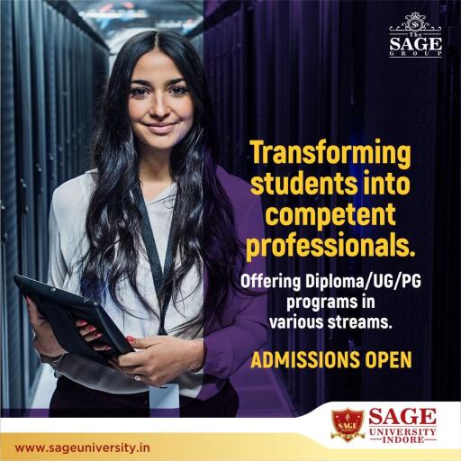private university in central india - Sage University Indore
