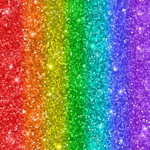 Multicolored rainbow glitter background, vertical stripes. Vector illustration