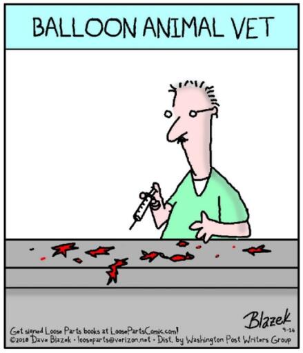 Balloon animal vet