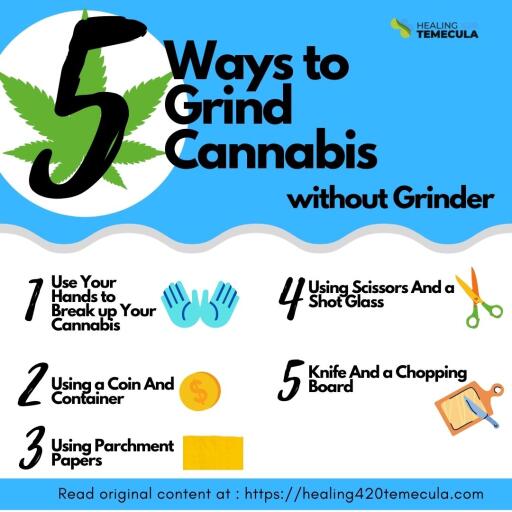 Ways to grind cannabis without grinder