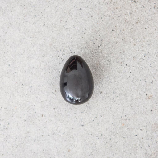 Incredible Black Obsidian Yoni Egg