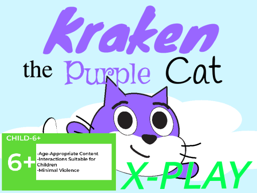 Kraken the Purple Cat